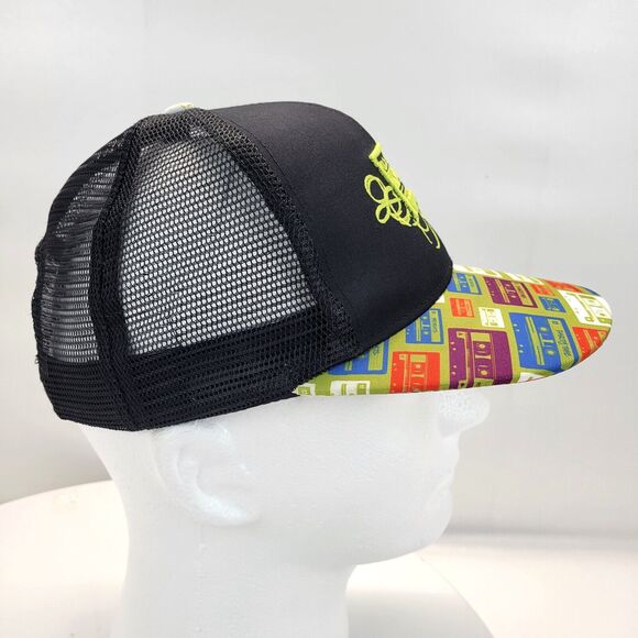 Pugs Old School Baseball Cap Hat Cassettes MIX Tape Flat Bill Meshback Snapback - Picture 6 of 10